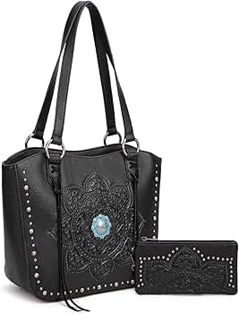 Amazon.com: Montana West Western Tooled Tote Bag for Women